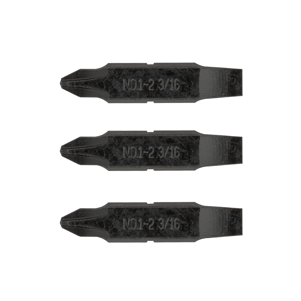 #1-#2 Phillips- und 3/16" Flachschraubendreherbits