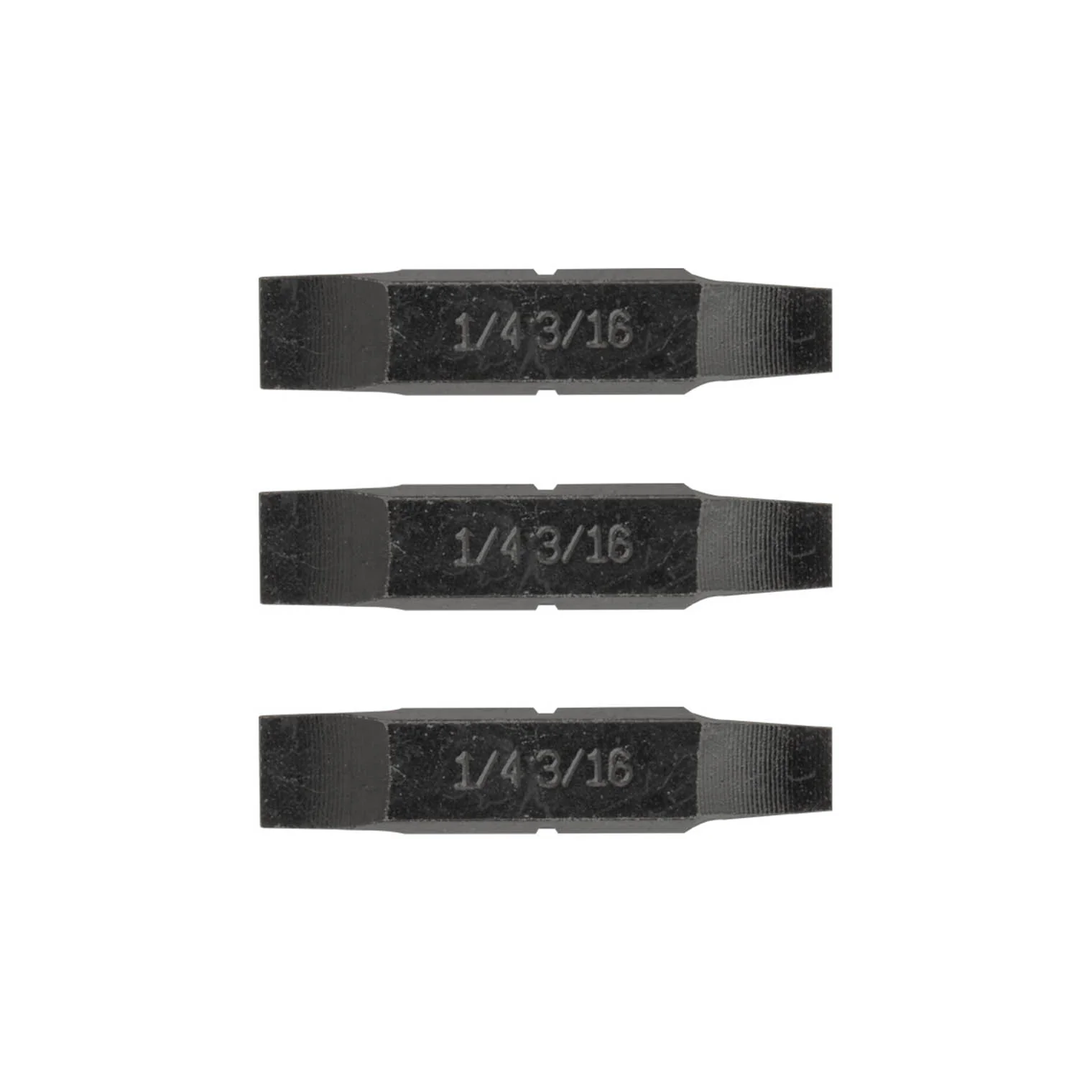 1/4" und 3/16" Flach-Schraubendreher-Bits
