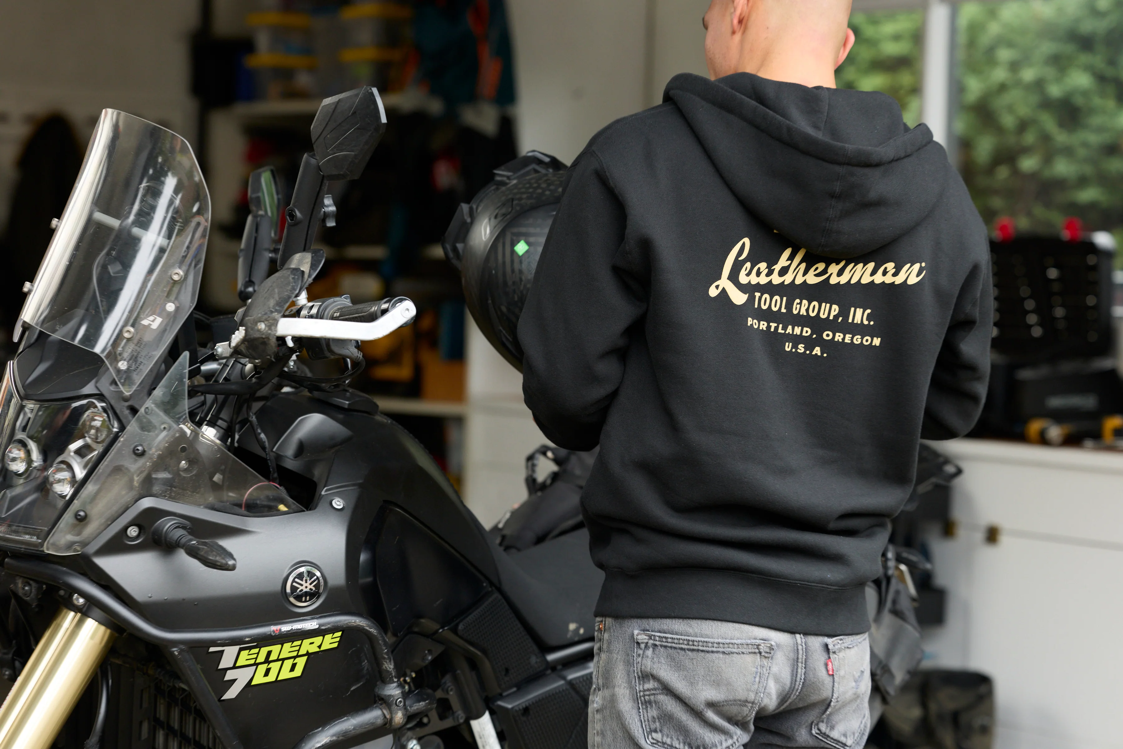 Vintage Reißverschluss-Hoodie